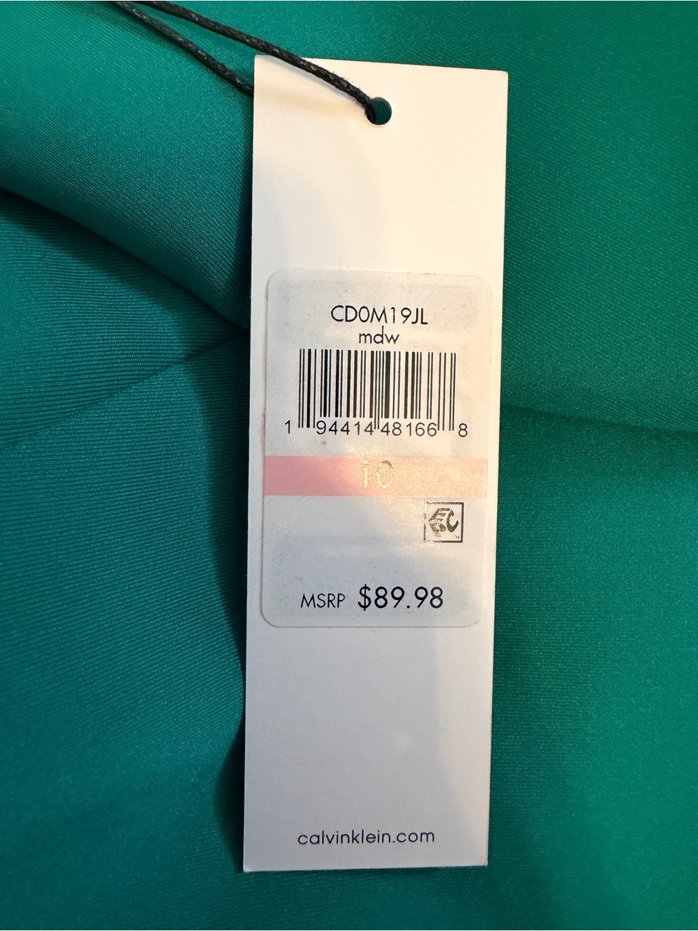 Calvin Klein Green Sheath Dress - Picture 4 of 6